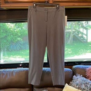 Skinny Ankle Grey Dress Pants